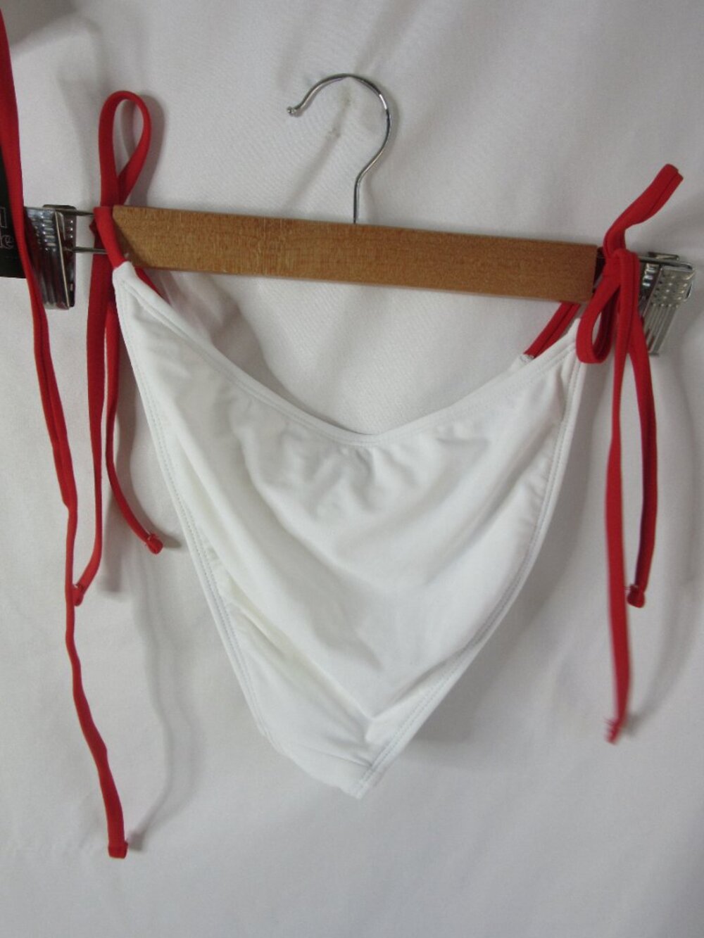 Wild Fable 2 Piece Bikini White with Embroidered Red Cherries Small NWT - Picture 8 of 10